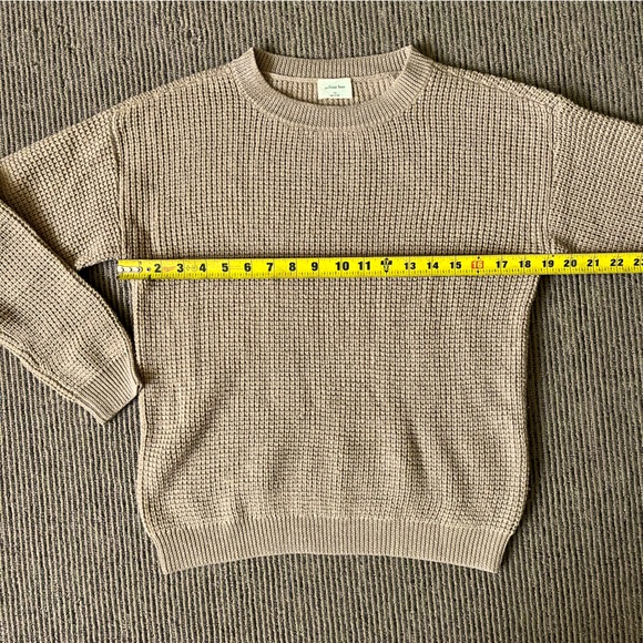 Aritzia Wilfred Free Isabelli Sweater in Camel size 2XS 100% merino wool - Picture 9 of 15